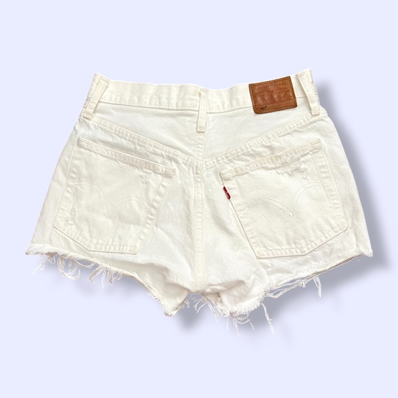 Levi's Pants - Levi’s White Denim Women Shorts